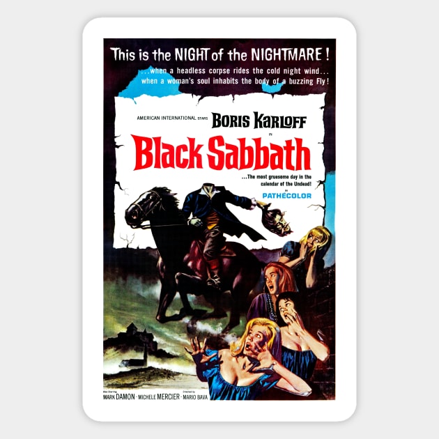 Black Sabbath (1964) Sticker by Scum & Villainy